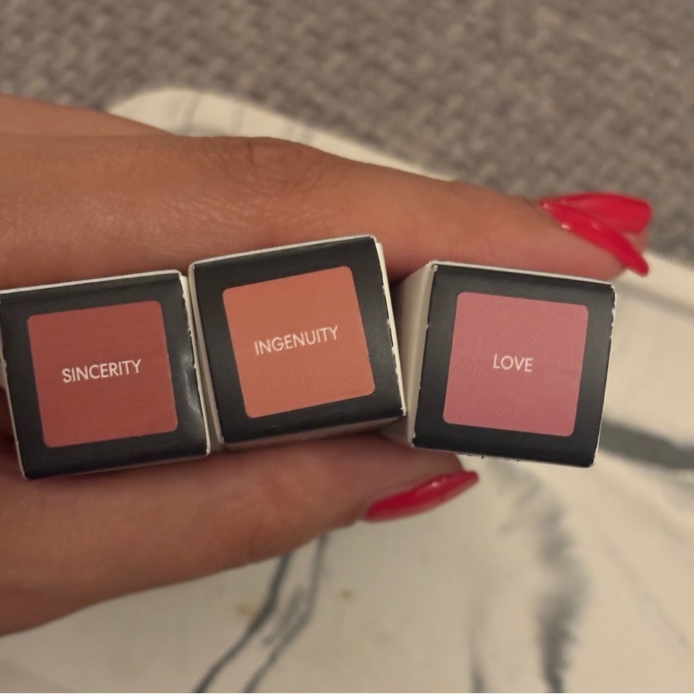BareMinerals Lip Gloss Balm Set of 3 – Love, Sincerity, Ingenuity – Brand New